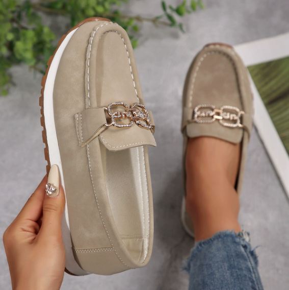 Emma | Chic Diamond Buckle Slippers