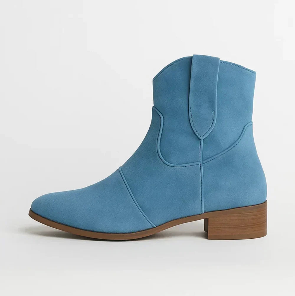 SUEDELLEA | WESTERN SUEDE BOOTS