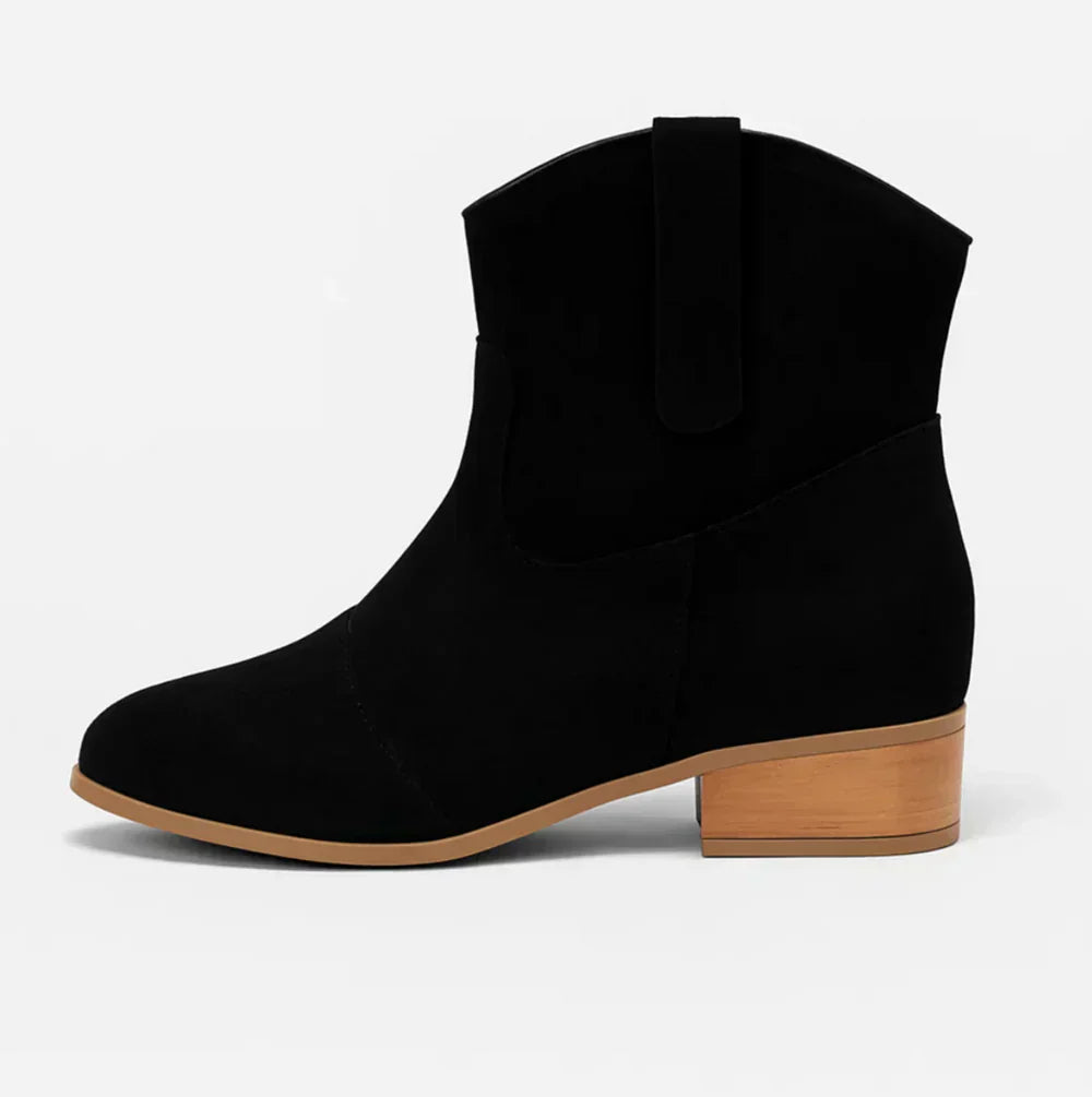 SUEDELLEA | WESTERN SUEDE BOOTS