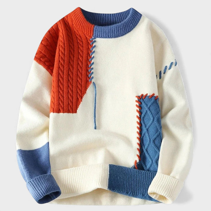 Maela Patchwork Sweater
