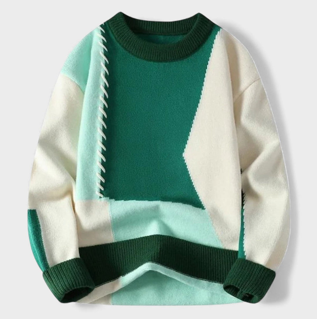 Maela Patchwork Sweater
