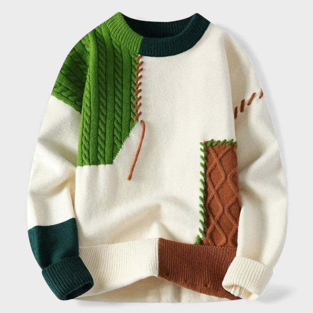 Maela Patchwork Sweater