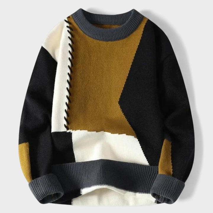 Maela Patchwork Sweater