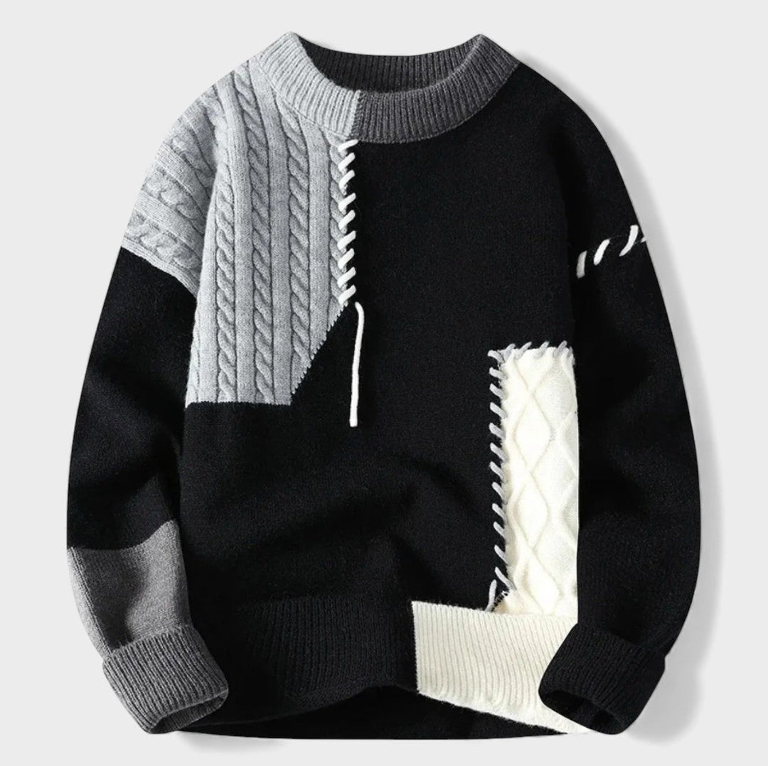 Maela Patchwork Sweater