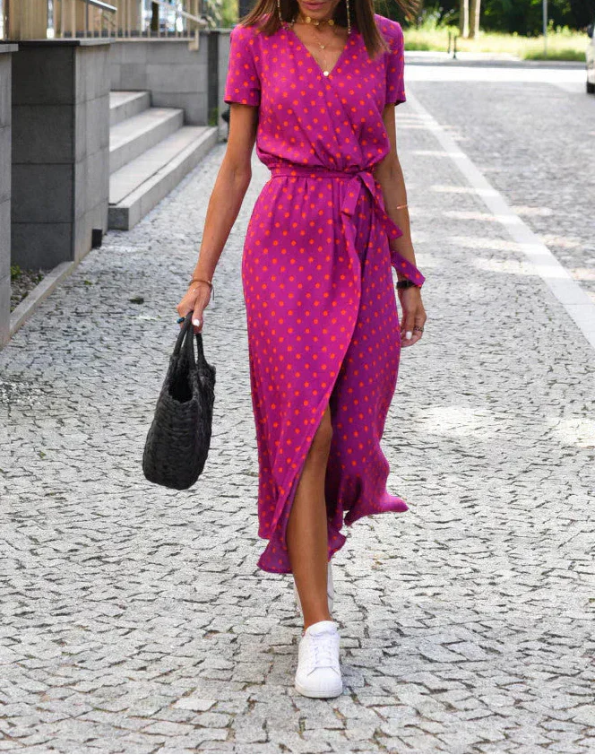 Jorlyn™ - Stylish Dress with V-Neck and Tailored Silhouette