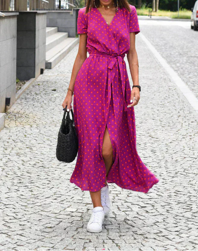 Jorlyn™ - Stylish Dress with V-Neck and Tailored Silhouette