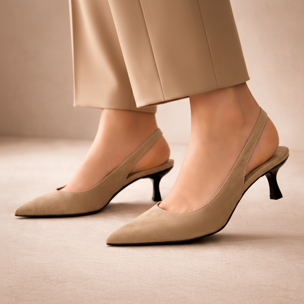 Sienna | Slingback Kitten Heel