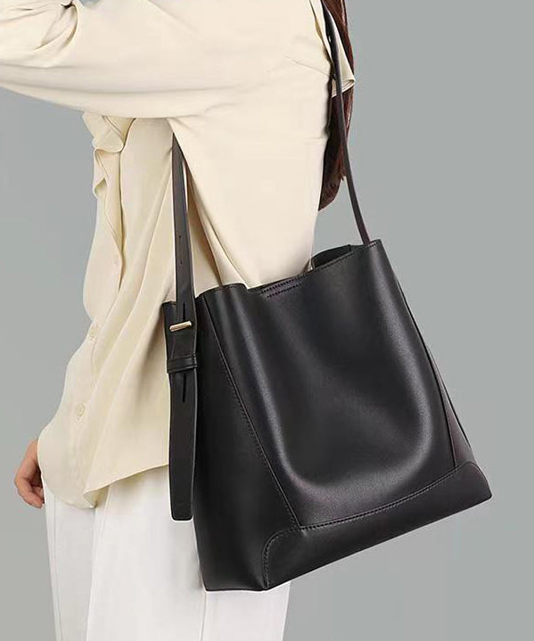 Light Brown Calf Leather Satchel