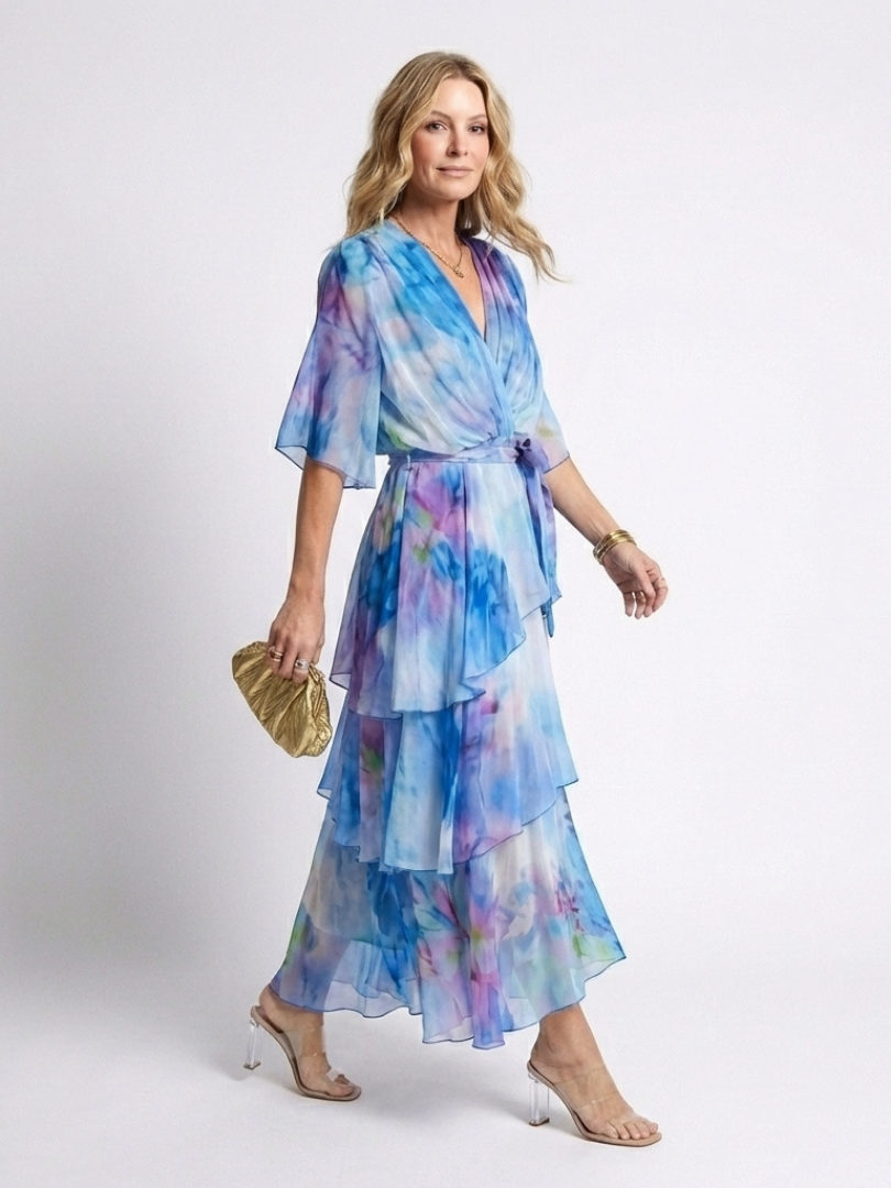 Elena | Layered Maxi Dress