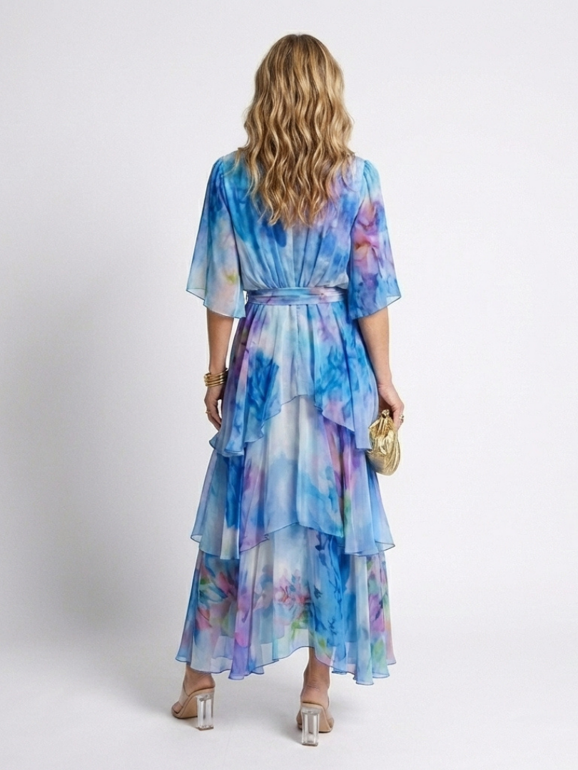 Elena | Layered Maxi Dress
