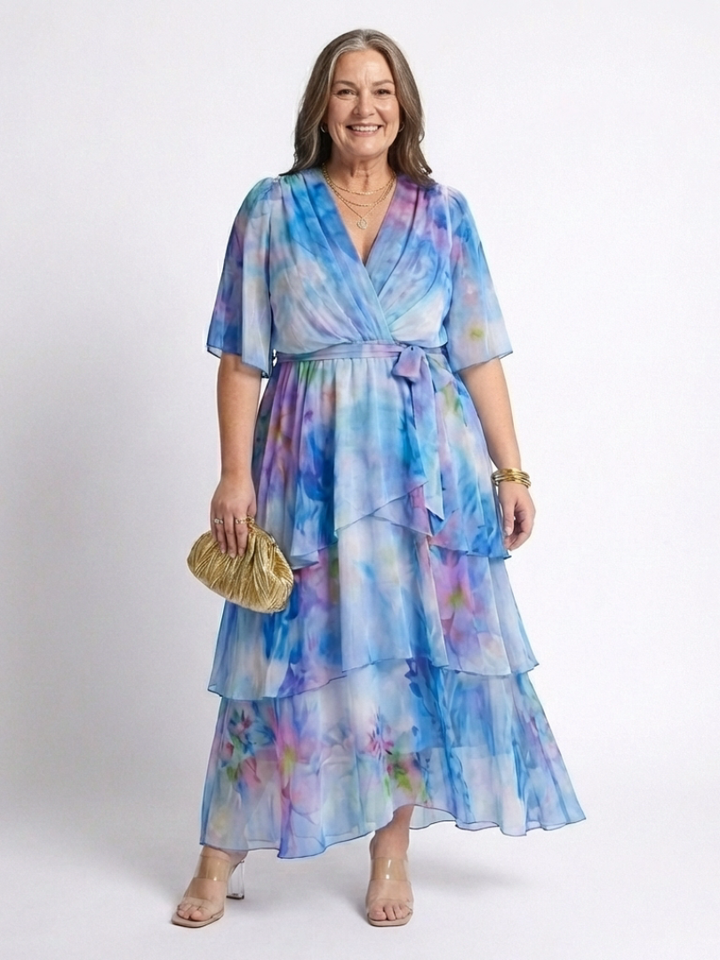 Elena | Layered Maxi Dress