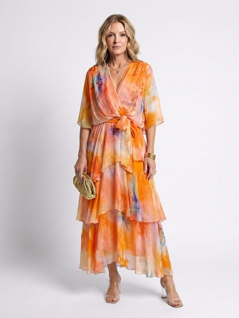 Elena | Layered Maxi Dress