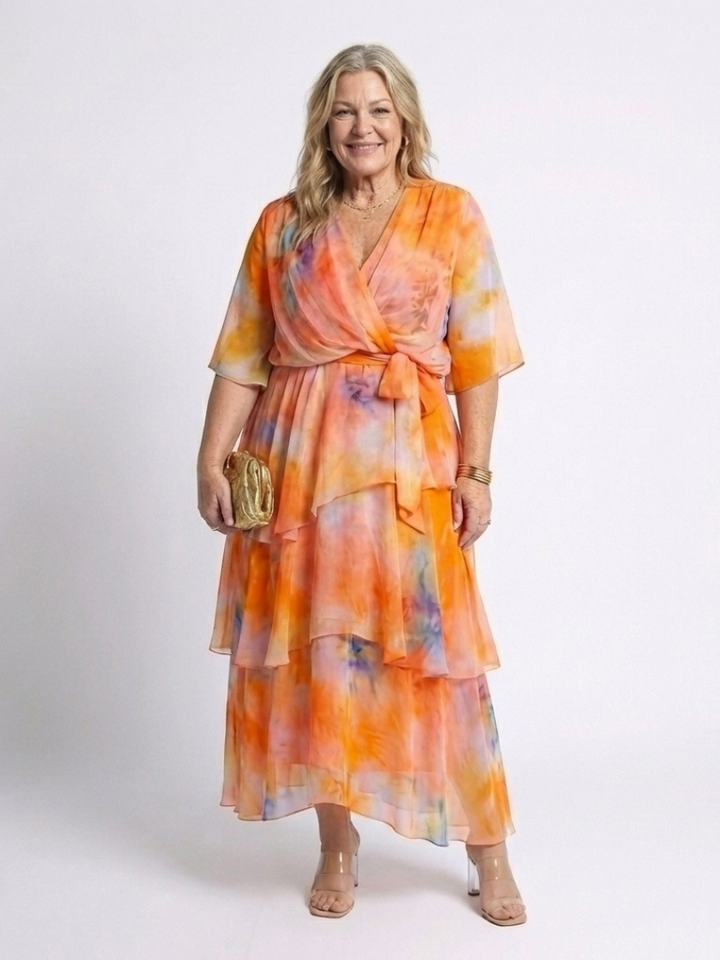 Elena | Layered Maxi Dress