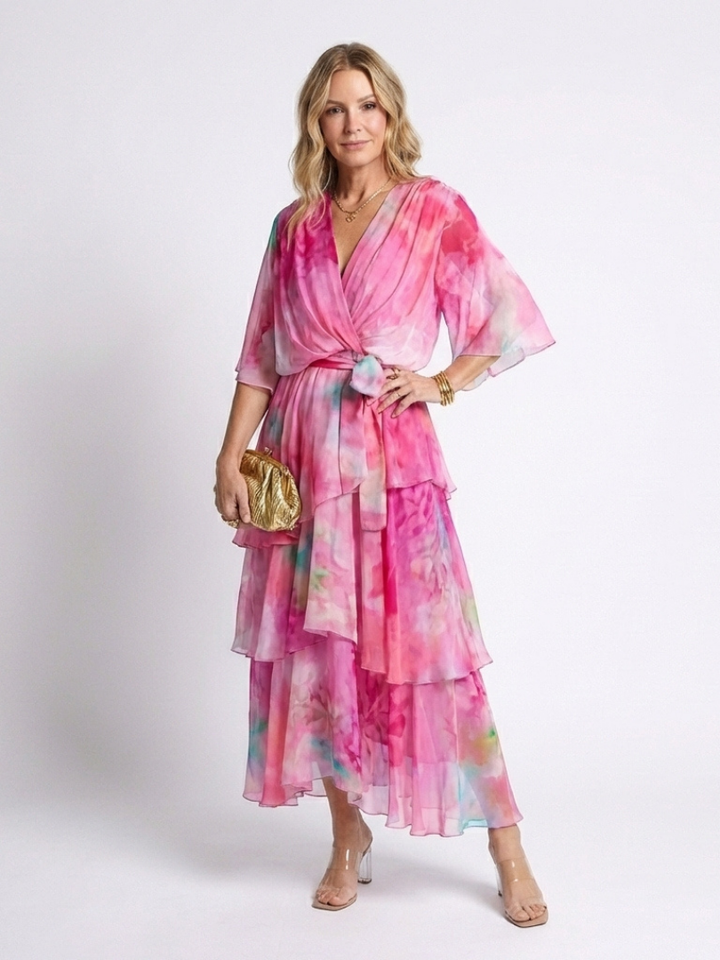 Elena | Layered Maxi Dress