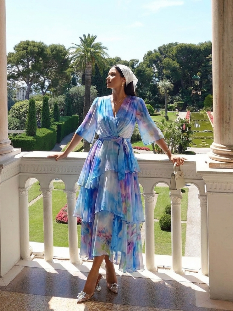 Elena | Layered Maxi Dress