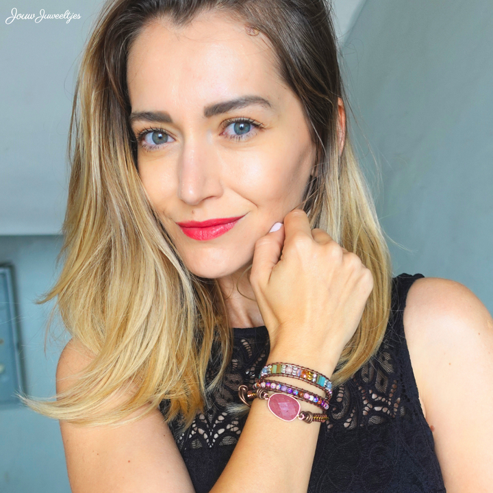 Hazel | Rhodonite Empowerment Bracelet