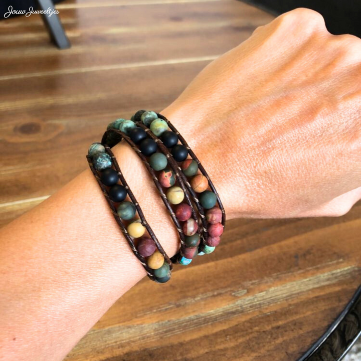 Rose | Jasper Stress Relief Bracelet