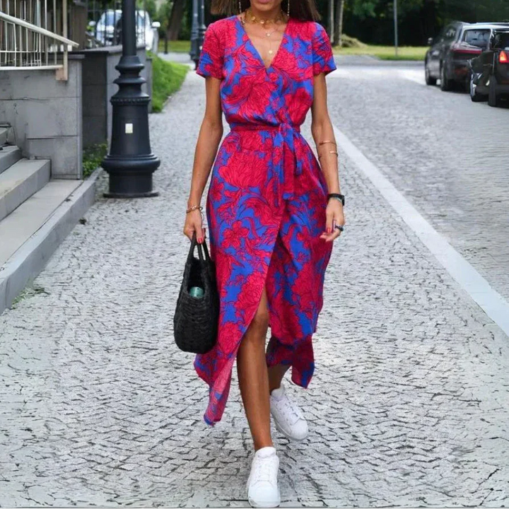 Jorlyn™ - Stylish Dress with V-Neck and Tailored Silhouette
