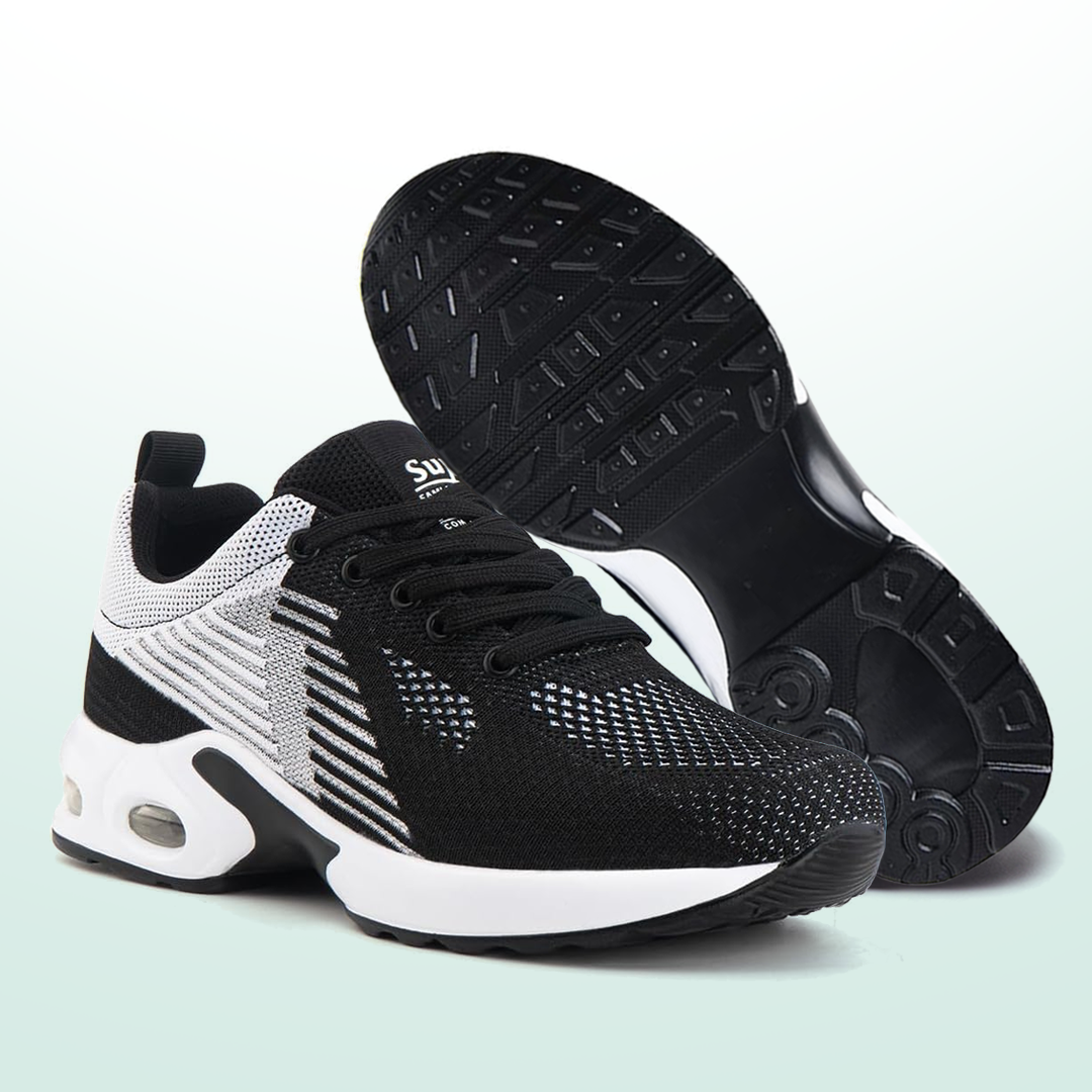 WalkMora Orthopedic Shoes | White Black