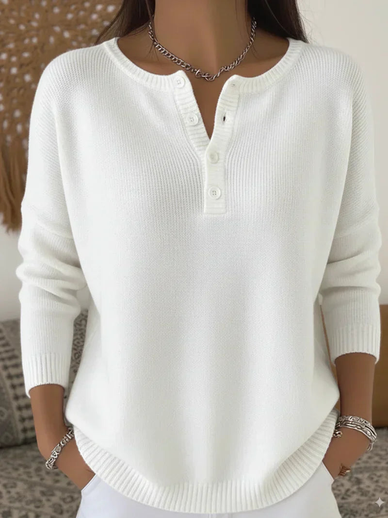 Beatrice | Everyday Button-Up Knit