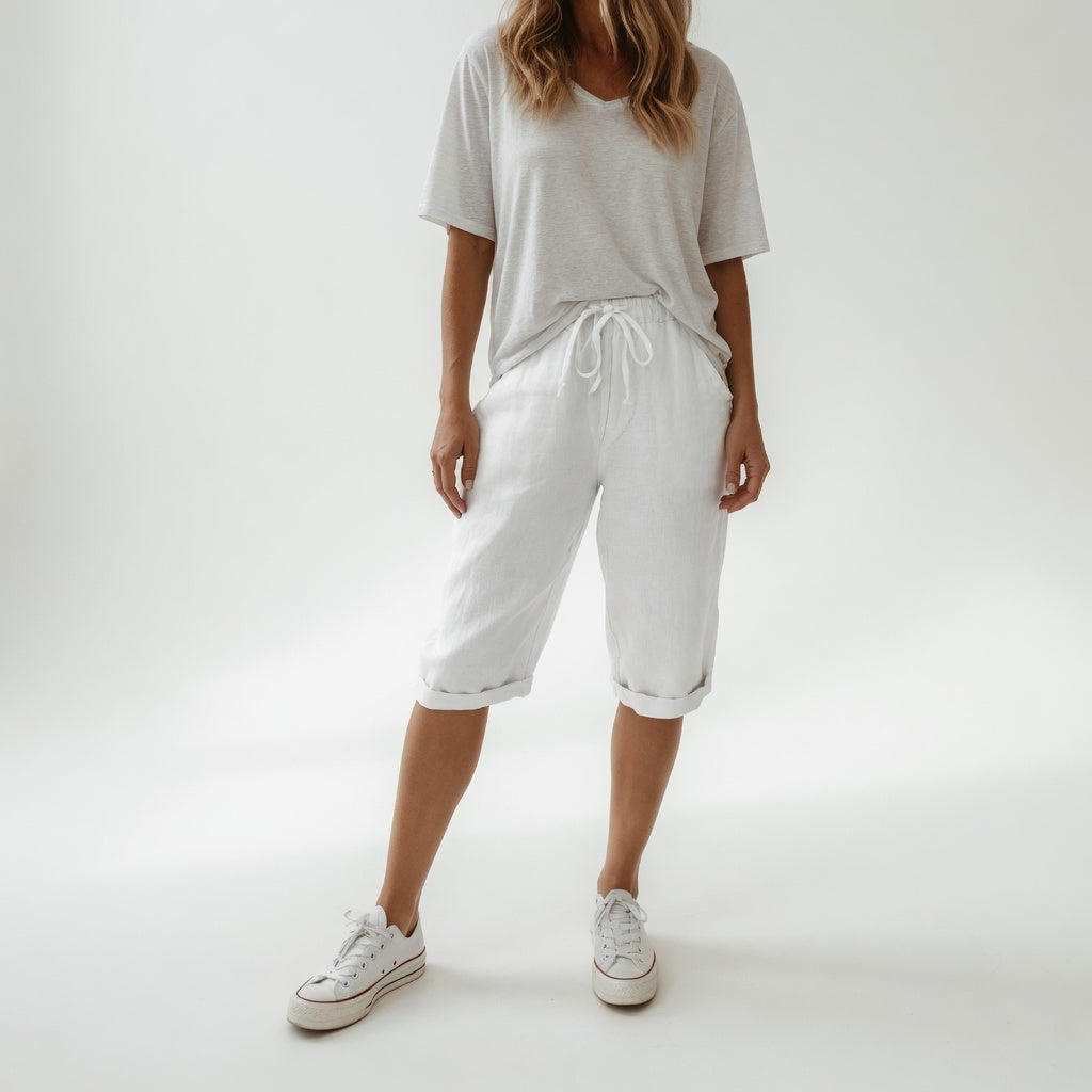 Fernande | Casual Cotton Bermuda Shorts