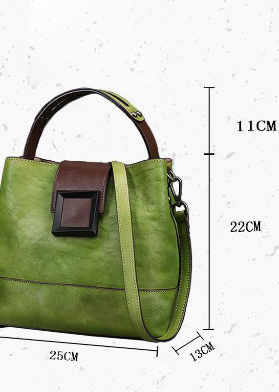 Luxuriöse Retro-Lederhandtasche Umhängetasche
