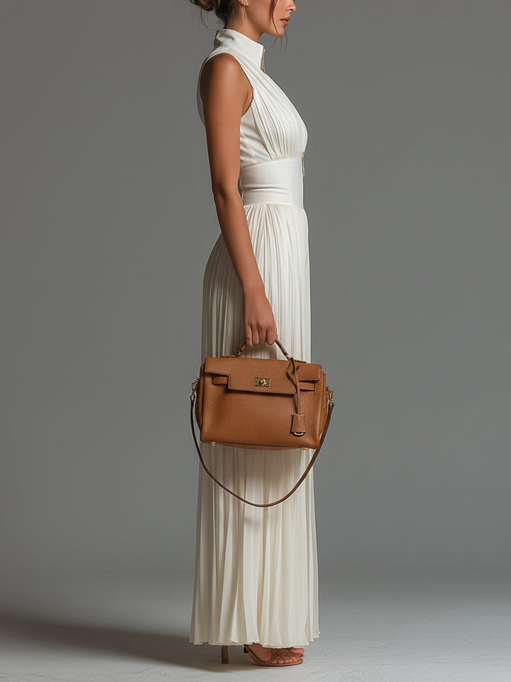Amalia | Pleated Fluid Jumpsuit