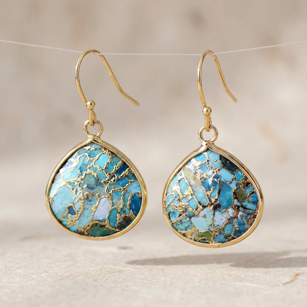 Elle | Healing Turquoise Earrings