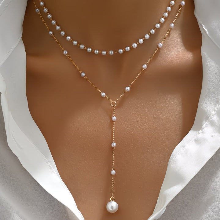 Celestine | The Graduated Pearl Strand Necklace