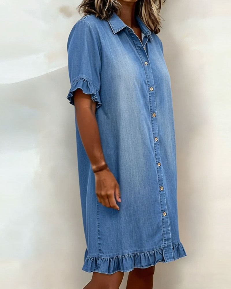 Melora | Lightweight Denim Dress