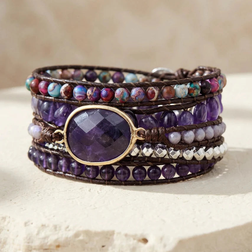 Maya | Midnight Amethyst Bracelet
