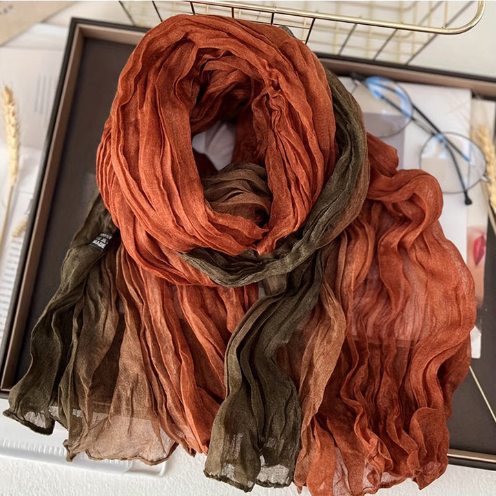 Ruby | Vintage Colour Block Scarf