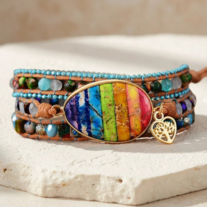 Ella | Chakra Tree Of Life Bracelet