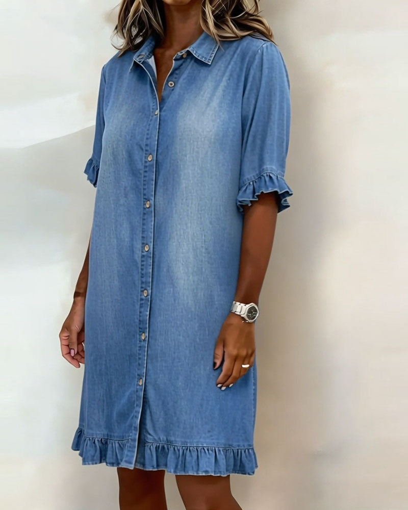Melora | Lightweight Denim Dress