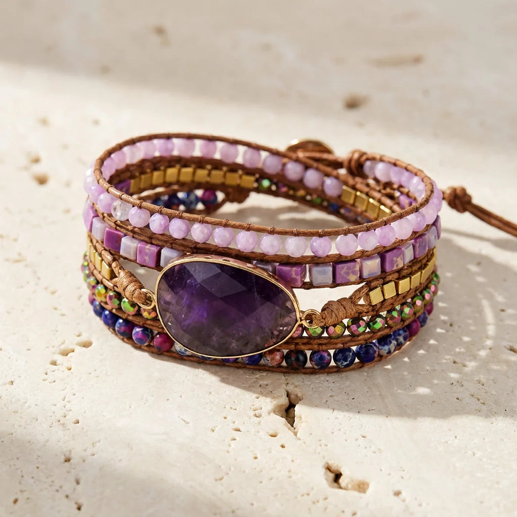Fern | Amethyst Healing Bracelet