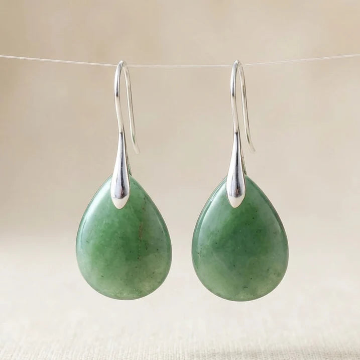 Sienna | Prosperity Aventurine Earrings