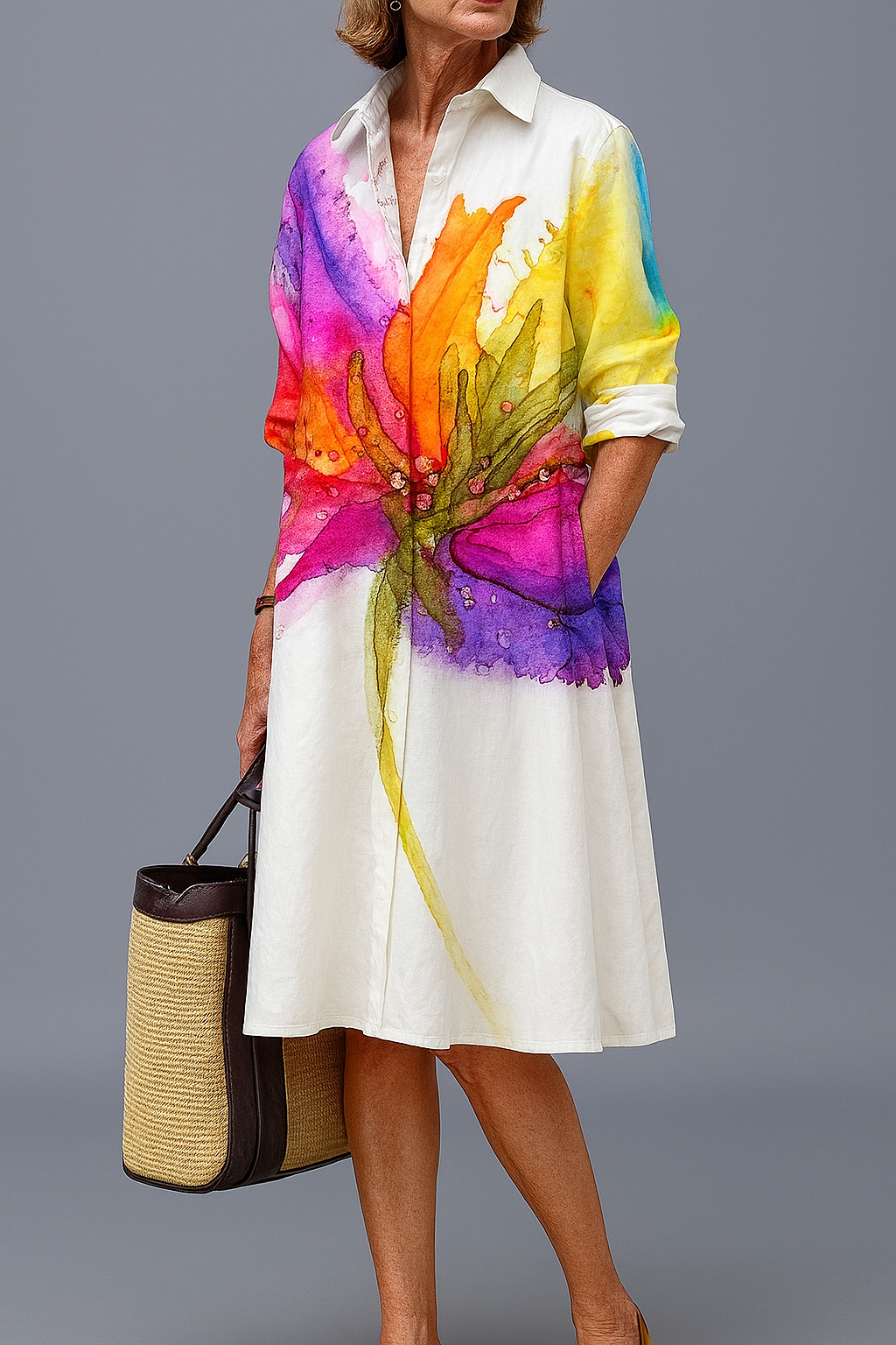 Lydia | Stylish and Well-Cared Midi Dress