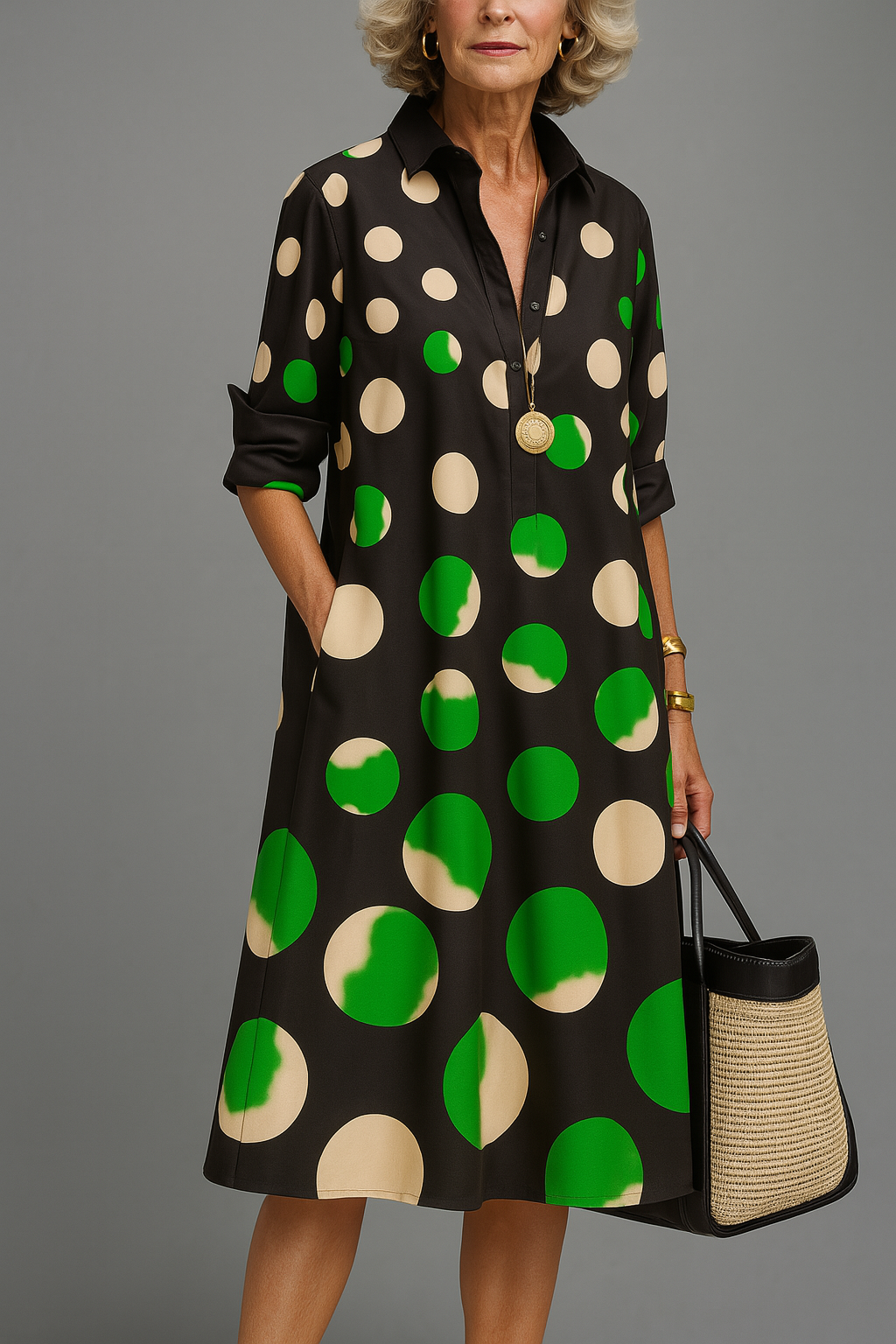 Naomi | Stylish and Well-Cared Midi Dress