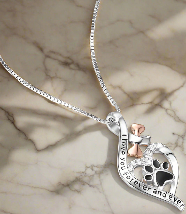 Elowen™ | Lucky Paw Shaped Pendant Necklace