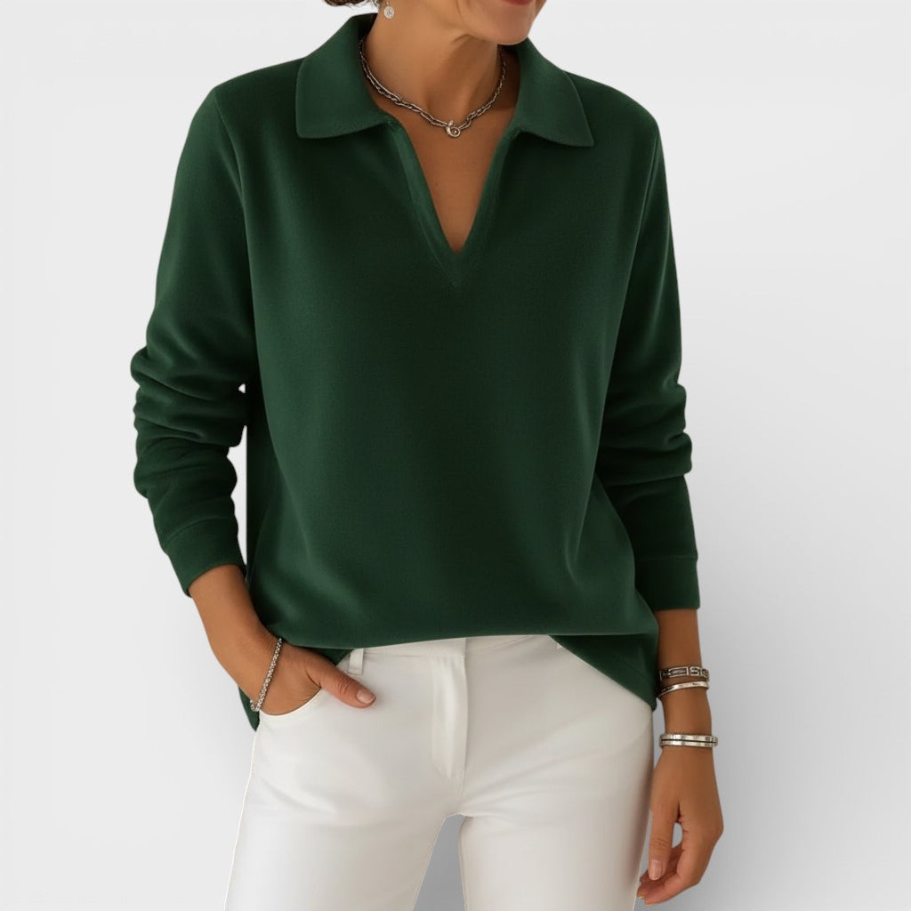 V-Neck Knit Sweater