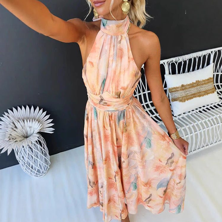 Savenora | Halter Maxi Dress
