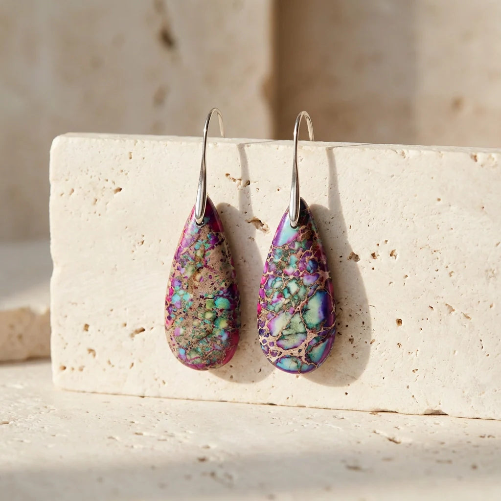 Thea | Purposeful Jasper Earrings