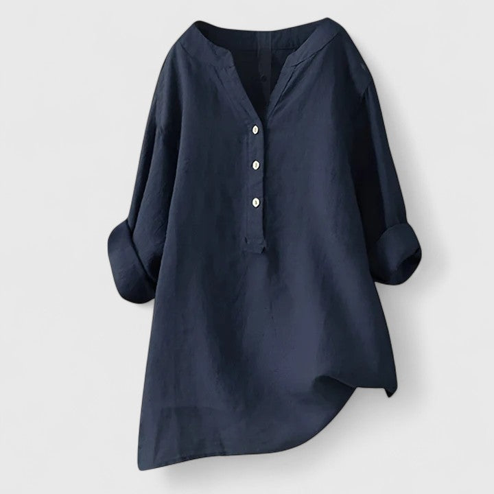 Larienne Elegant Button-Up Shirt