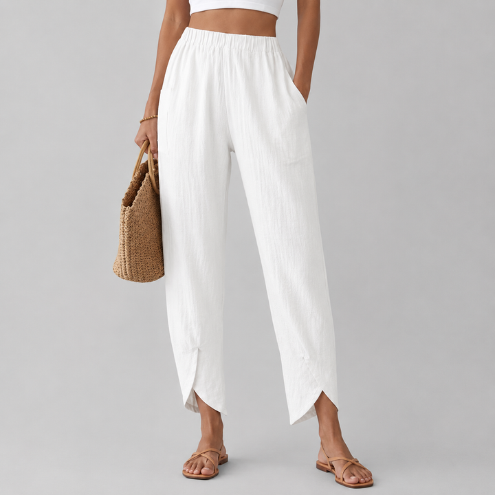 Essari - Frayed Hem Pants