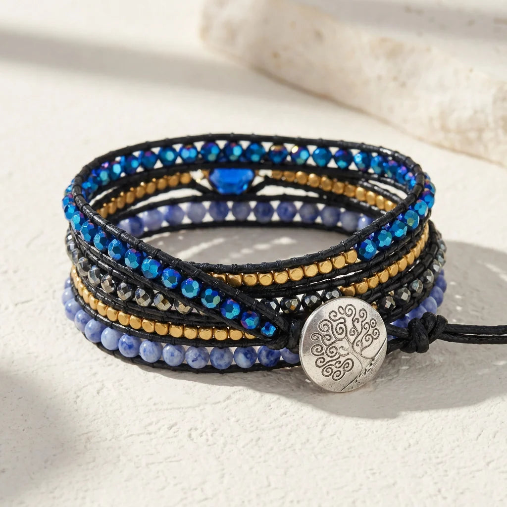 June | Bohemian Sodalite Bracelet