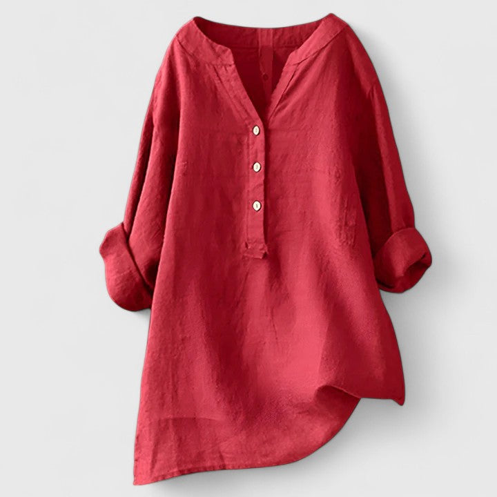 Larienne Elegant Button-Up Shirt