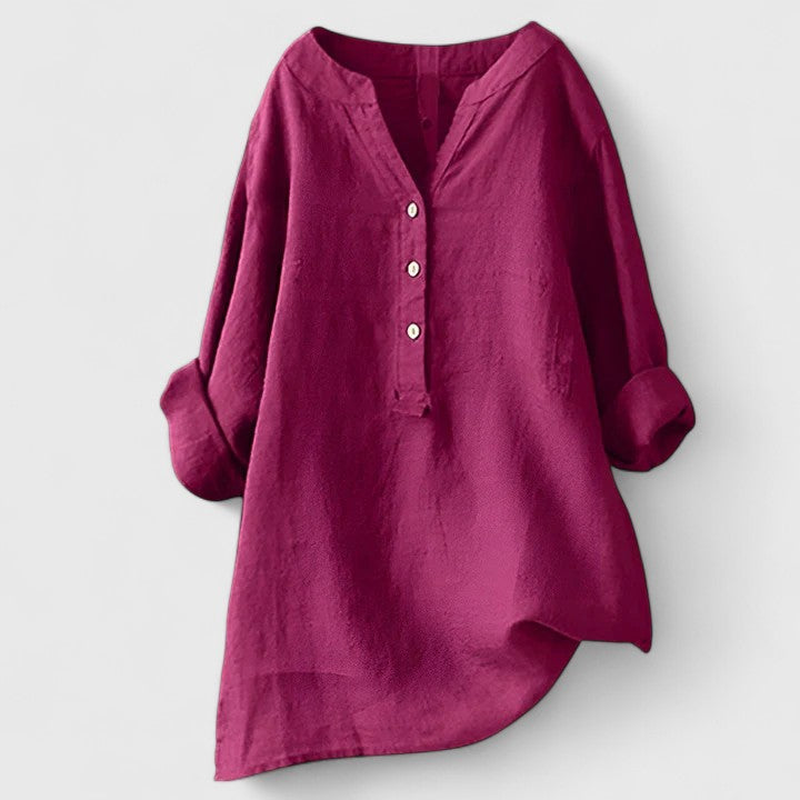 Larienne Elegant Button-Up Shirt