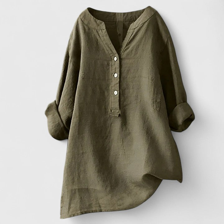 Larienne Elegant Button-Up Shirt