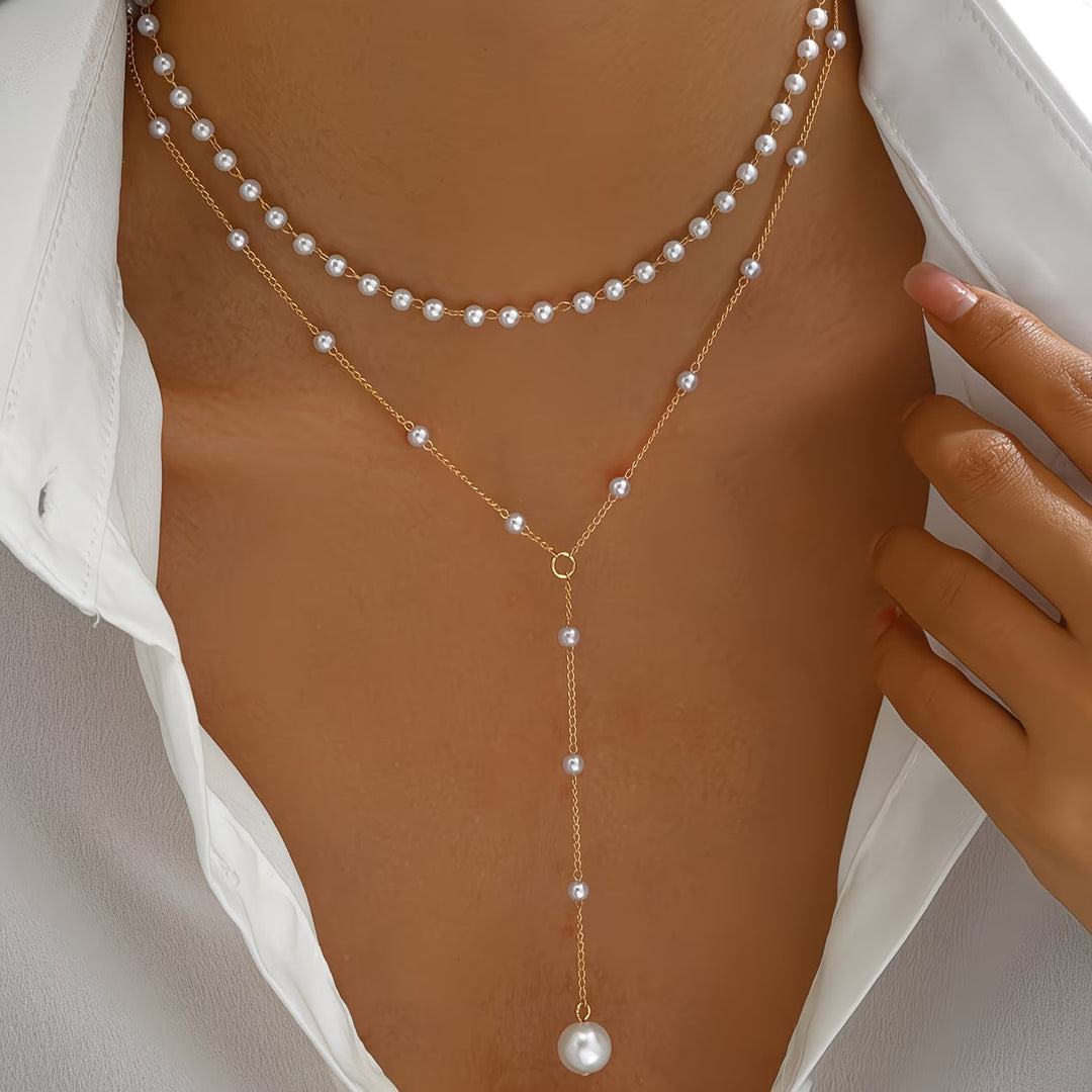 Celestine | The Graduated Pearl Strand Necklace