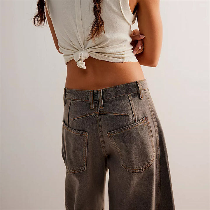 Ria Chic Wide-Leg Jeans